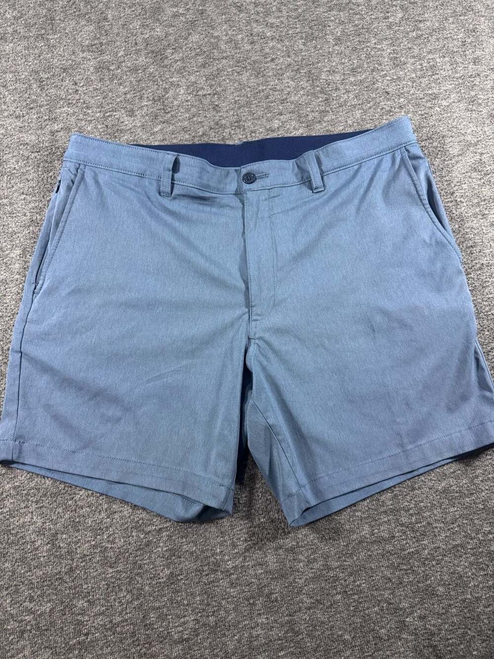 Jack Nicklaus Performance Golf Shorts Men's Size 36 Blue Heathered Stretch